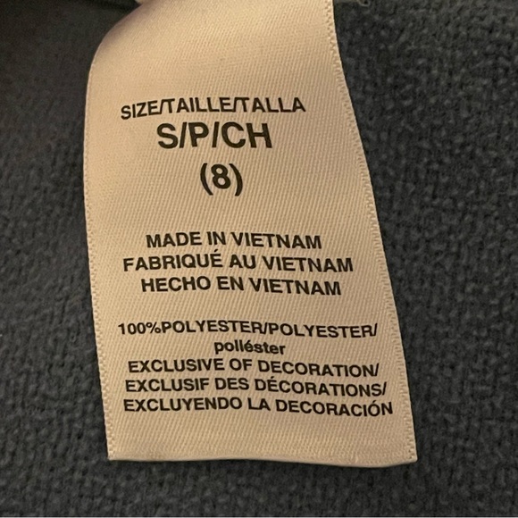 Adidas Hoodie Boys Small Gray Lightweight Athletic Activewear Pullover Casual - Picture 3 of 6